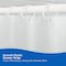 Kenney Mfg Rust-Proof Smooth Plastic Shower Curtain Rings, Set of 12, White KN61217V2 - alternate 3